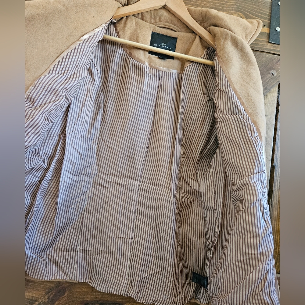 Iris Basic Camel Double Button Jacket - image 3